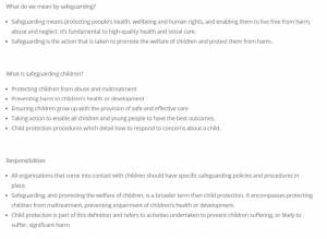 What do we mean by safeguarding